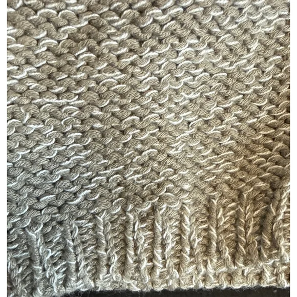 Women's MERI SKYE V-Neck Sweater 5X Beige White - Picture 4 of 8